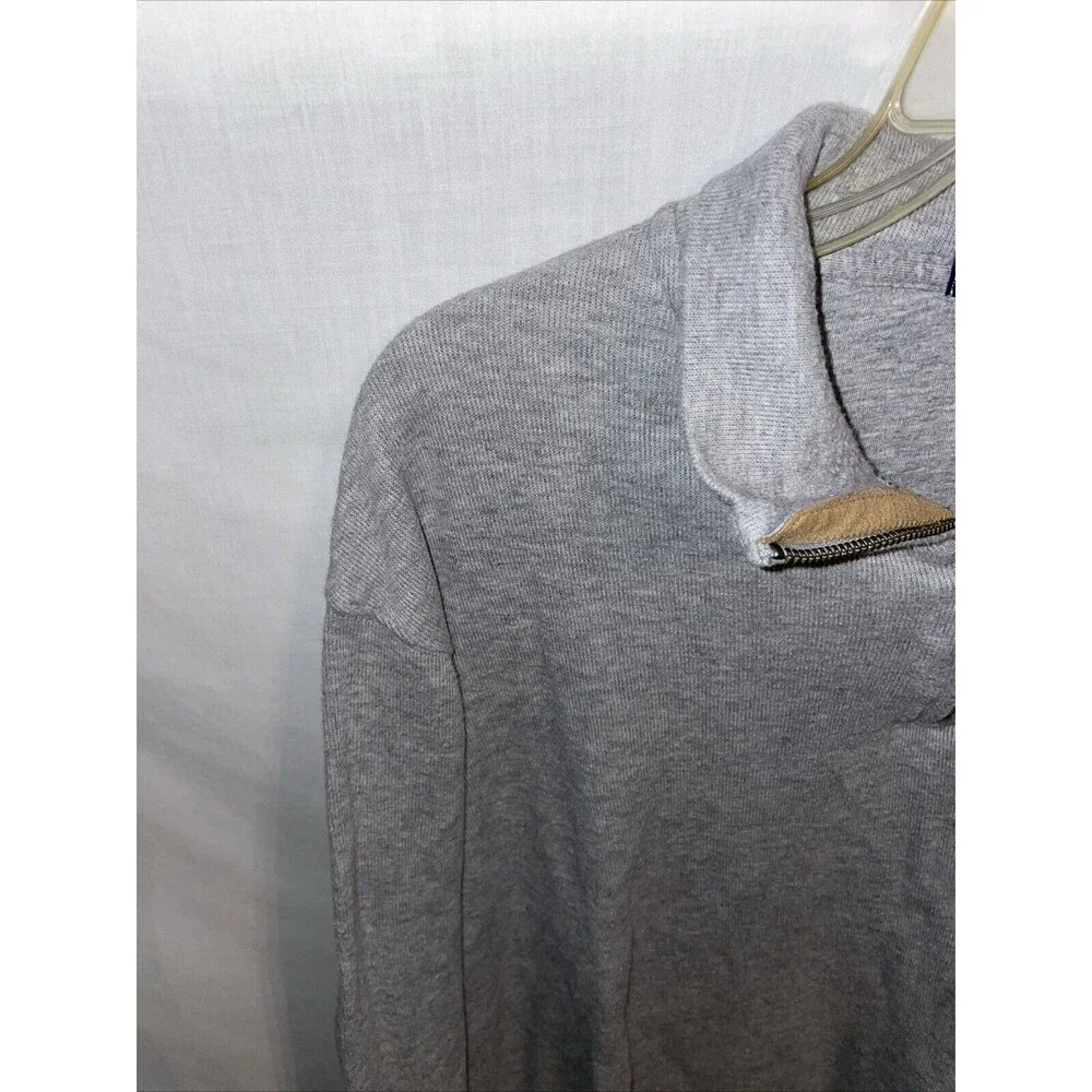 Polo Ralph Lauren Estate Rib Men’s Flesh Pony Sweat Shirt Sz XL Gray Athleisure